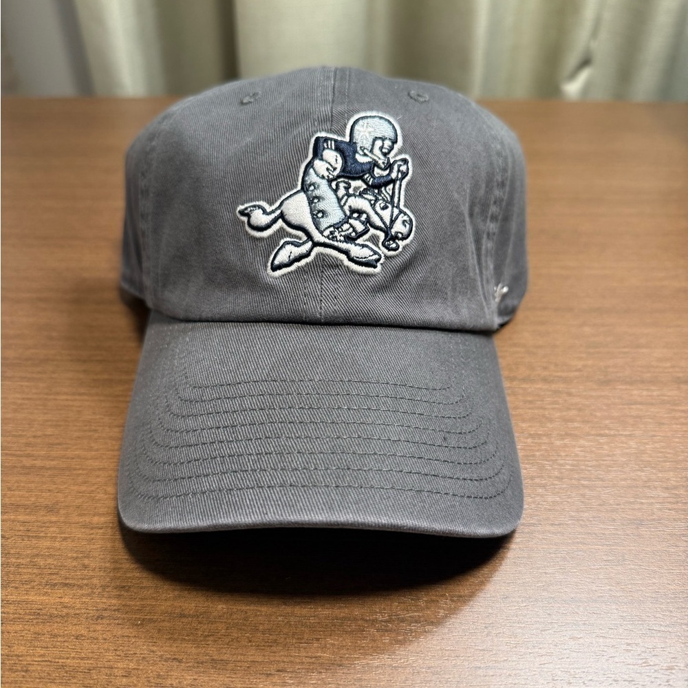 Dallas Cowboys Embroidered Original Logo Gray Baseball Cap